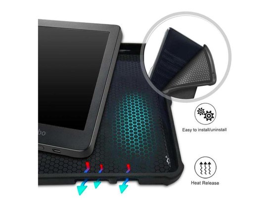 - Kobo Clara HD Cover Met Magnetische Sluiting en Auto Sleep Functie - Origami - Amandelbloesem van Gogh - Limited Edition - High Quality