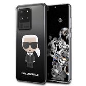 Zwart hoesje van Karl Lagerfeld - Backcover - Samsung Galaxy S20 Ultra - KLHCS69TRDFKBK