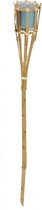 Lifetime Clean Fakkel Citronella 76 Cm Bamboe/wax Beige/blauw