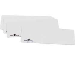 Precision trainingsmarkeringen wit - set van 10 rechthoekige markers 35,5cm.