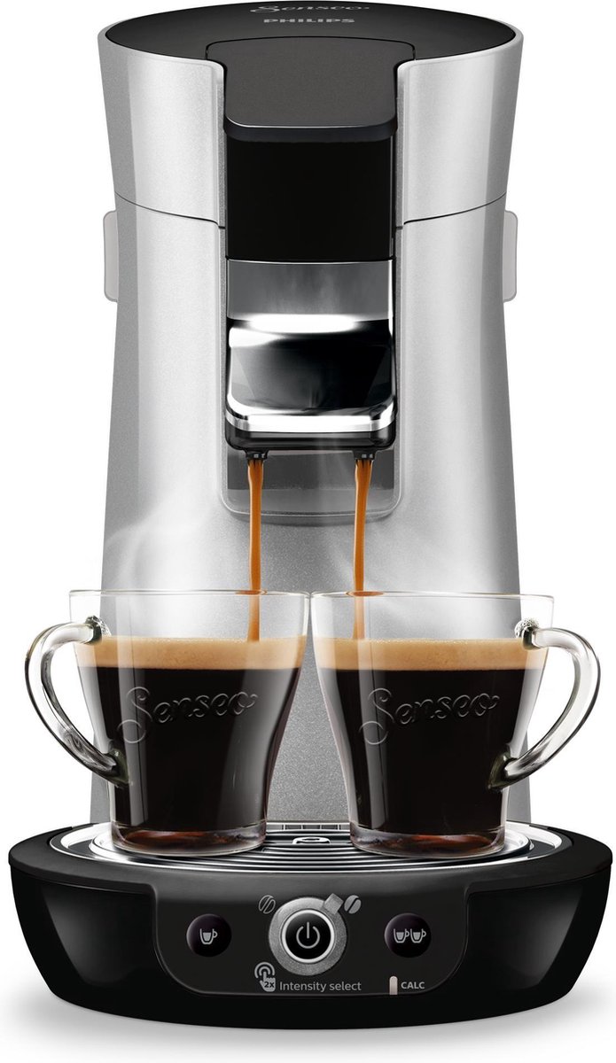 Aanstellen bewaker lengte Philips Senseo Viva Café Duo Select HD6566/10 - Koffiepadapparaat - Zilver  | bol.com