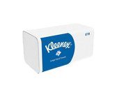 Kleenex® Ultra medium gevouwen papieren handdoeken, interfold. 3-laags 215 mm 124 vel, wit (doos 15 wikkels) 06710