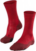 FALKE TK2 Wool Heren Wandel Sok 16394 - Rood 8280 scarlet Heren - 44-45