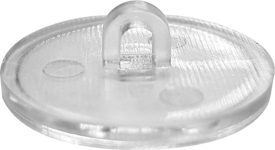 Crochets de suspension auto-adhésifs / crochet de plafond ø20mm transparent  par 25 pièces