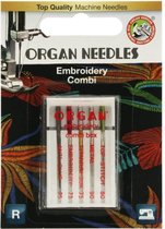 Organ Needles Embroidery combi, borduur combi, borduurmachine naalden