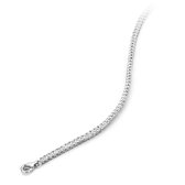 Velini jewels -BR3103W -Armband -925 Zilver gerodineerd -2 MM Cubic Zirkonia-17.5CM + verlengstuk