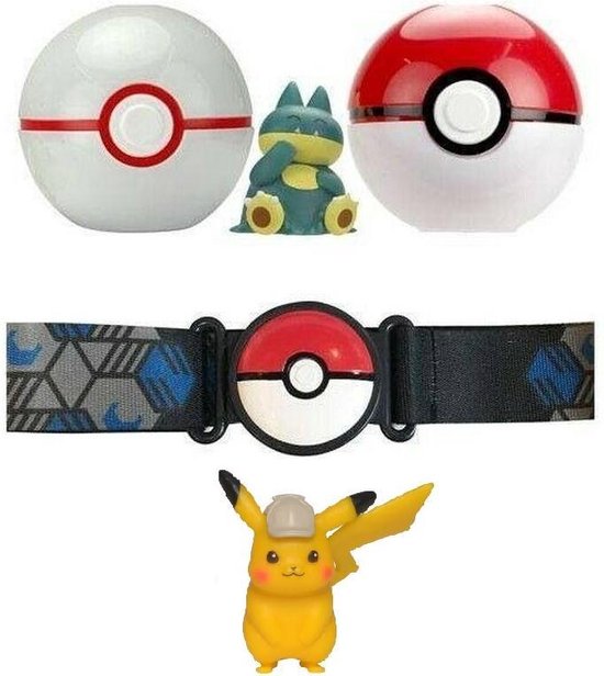 Jeu de ceinture / ceinture / ceinture Pokémon Clip 'n' Go Munchlax avec  figurine... | bol