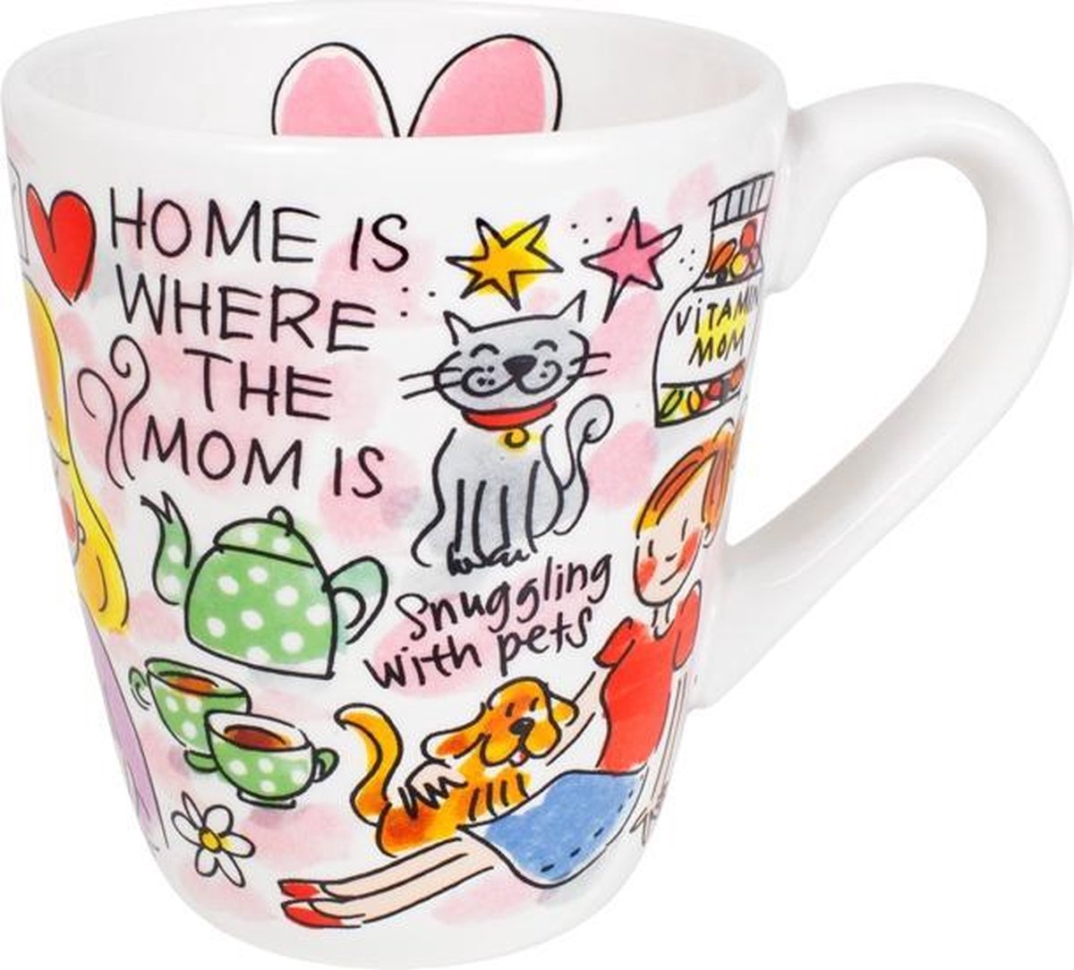 Blond Amsterdam Mok - Home is where the mom is Love - 350 ml - Blond Amsterdam