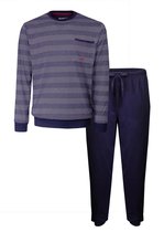 Paul Hopkins Heren Pyjama Blauw design print PHPYH1901A - Maten: S