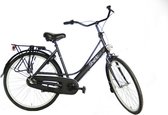 Static Sphin Dames 28 inch stadsfiets 3 versnelling Mat zwart