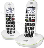Doro PhoneEasy 110 - Duo DECT telefoon - Wit