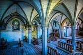 Teimozo | Wanddecoratie | "Capela da Raposeira" | Urbex | Urban exploring | Oude kapel | Portugal | Verlaten gebouwen | Abandoned | Blauwtinten | Alu Di-Bond | Metaal | Aluminium | 80 x 60 cm