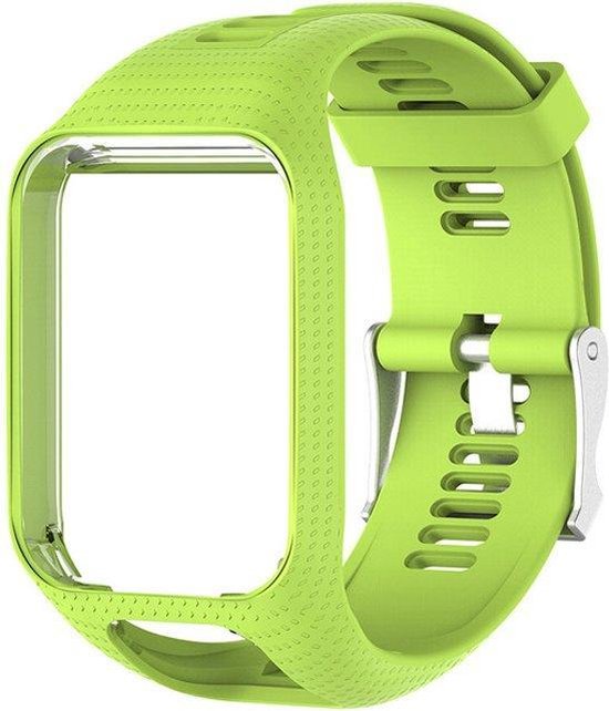 Bracelet de sport vert néon adapté à TomTom Runner 3 / Spark 3 | bol.com
