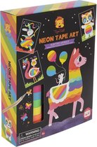 Neon Tape Art - Electric Animals | Tiger Tribe