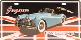 Wandbord – Mancave – Jaguar – Vintage - Retro -  Wanddecoratie – Reclame bord – Restaurant – Kroeg - Bar – Cafe - Horeca – Metal Sign – Mannen Cadeau – XJ13 - Oldtimer – Auto - 15x