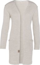 Knit Factory Knit Factory Ruby Cardigan tricoté 40-42 Beige Ruby Ladies Cardigan Taille EU40-42