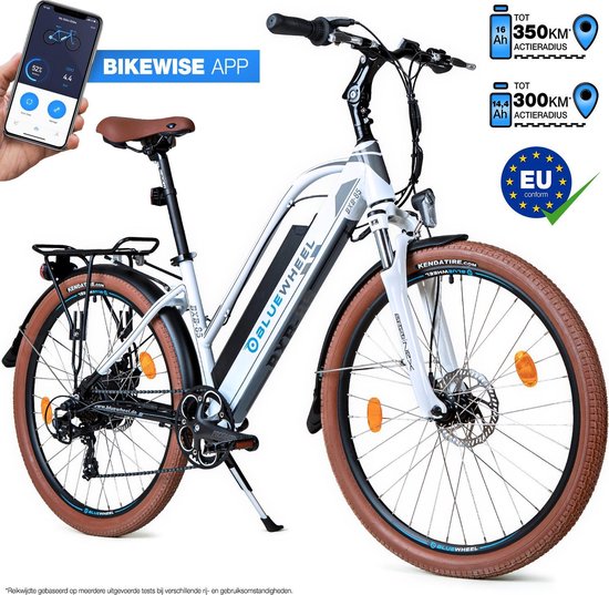 solo Waardeloos Allemaal Bluewheel 26 inch dames e-bike - EU-conform - lithium ionen accu - 7  Shimano... | bol.com