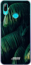 Huawei P Smart (2019) Hoesje Transparant TPU Case - Palm Leaves Dark #ffffff