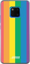 Huawei Mate 20 Pro Hoesje Transparant TPU Case - #LGBT #ffffff