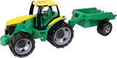 Lena GIGA TRUCKS -  Tractor met Aanhanger - 94 Cm -  Europese topkwaliteit