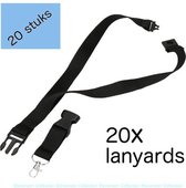 20 stuks Lanyard - Keycord - omhanglint - lanyards - keycords - 20x