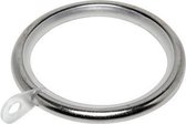 Deco Mode Modern roede ring met inlage oog chroom 28 mm 6 stuks