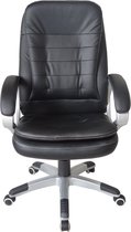 Chaise de bureau - design chaise de direction - ergonomique réglable - rembourrage extra épais - noir