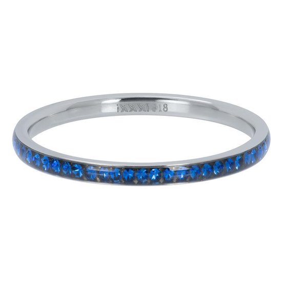 Zirconia Capri blue - iXXXi - Vulring 2 mm - Silver