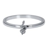 iXXXi Jewelry Vulring 2 mm Symbol Snake Zilverkleurig - maat 18