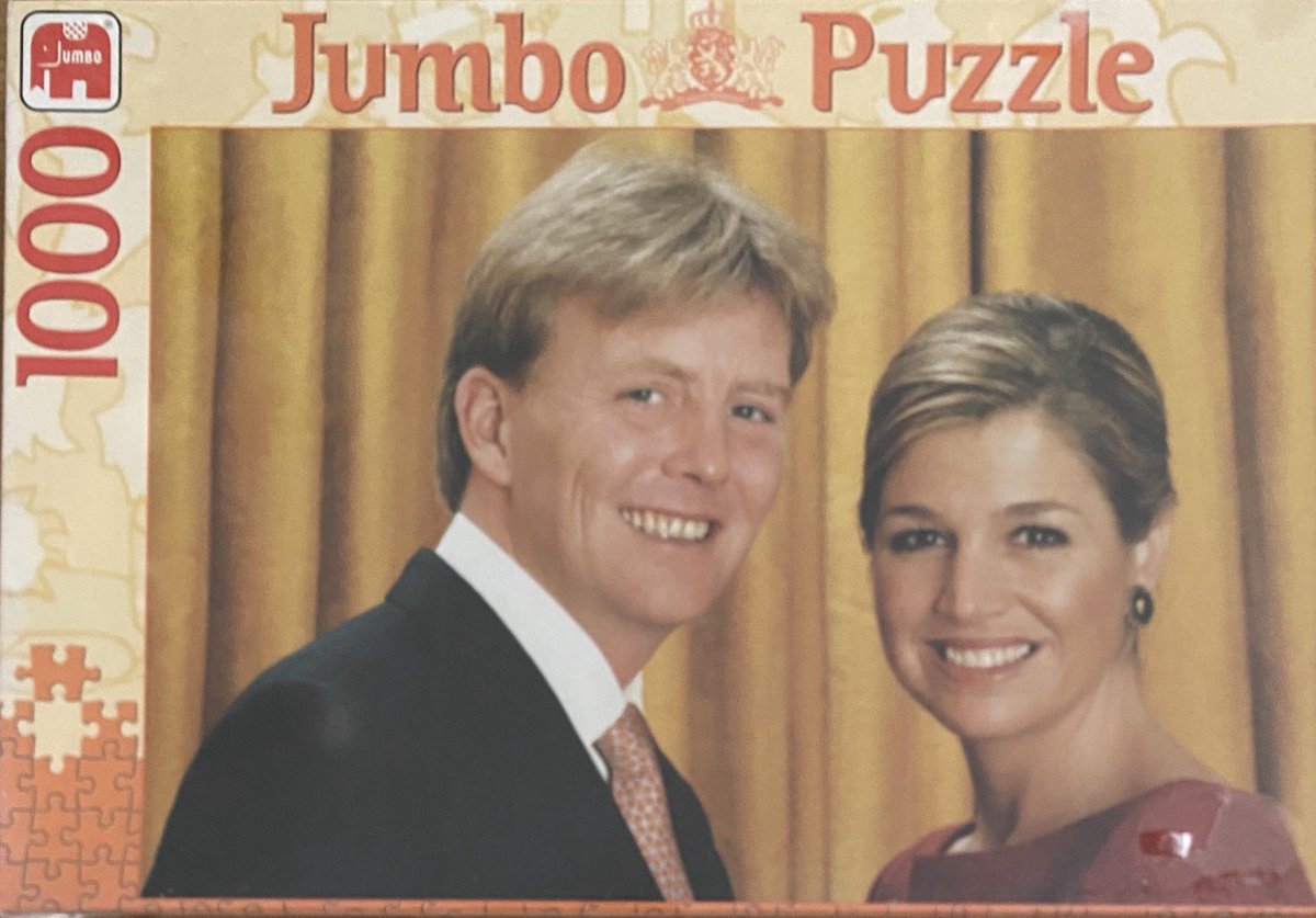 Jumbo Puzzel Willem Alexander en Maxima - Legpuzzel - 1000 stukjes