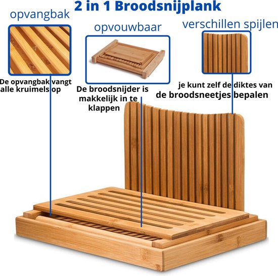 Roger Orfevre Broodsnijplank van beukenhout met kruimelrooster