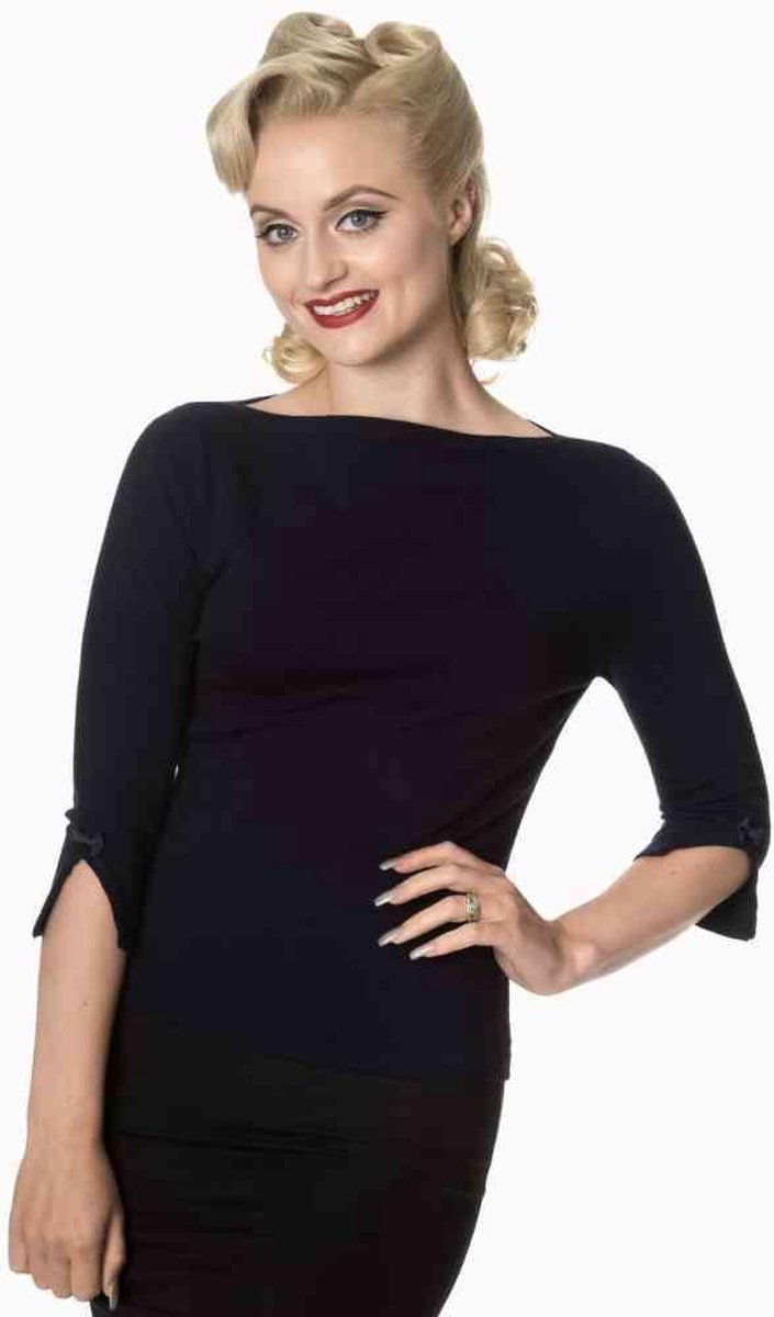 Dancing Days - ADDICTED Longsleeve top - XL - Blauw