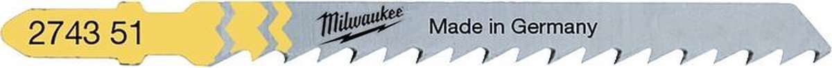 Milwaukee T 101 D Decoupeerzaagblad voor Precisiesneden in Hout VE= 5 - 4932274351