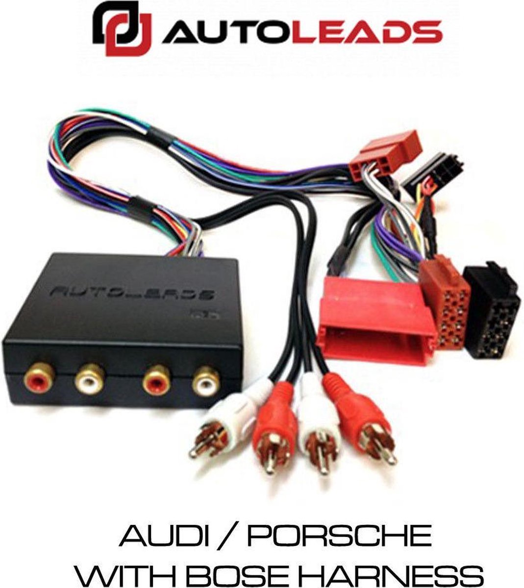ISO aansluit adapter kabel set om een aftermarket systeem aan te sluiten in je Audi 1992 - 2014 of Porsche 1997 - 2004 met Bose full of half versterker