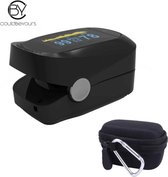 CouldBeYours® - Saturatiemeter - CE - Professionele Pulse meter - Inclusief bescherming - Zuurstofmeter - digitale hartslagmeter - Oximeter - fingertip - Hartslagmeter