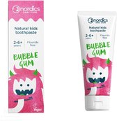 Nordics Tandpasta Kids Bubble Gum Vegan 50 Ml Wit/roze
