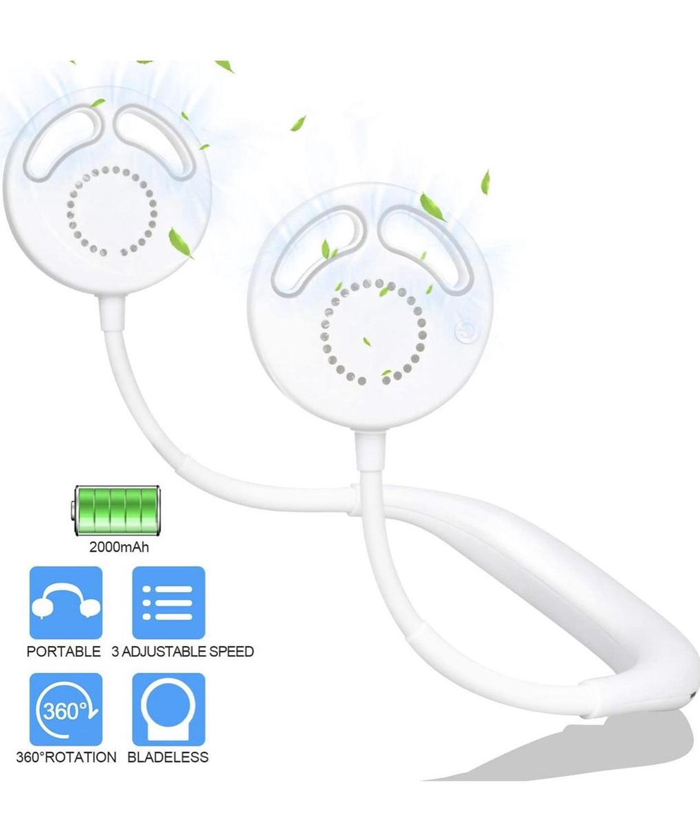 Bladloze - USB Draagbare Ventilator thumbnail 5