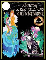 Amazing Stress Relieving Adult Coloring Book.