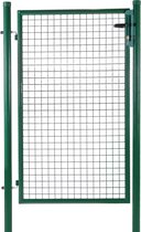 Tuinpoort - Staal - 1x2m - Maaswijdte 50 x 50 mm - Groen