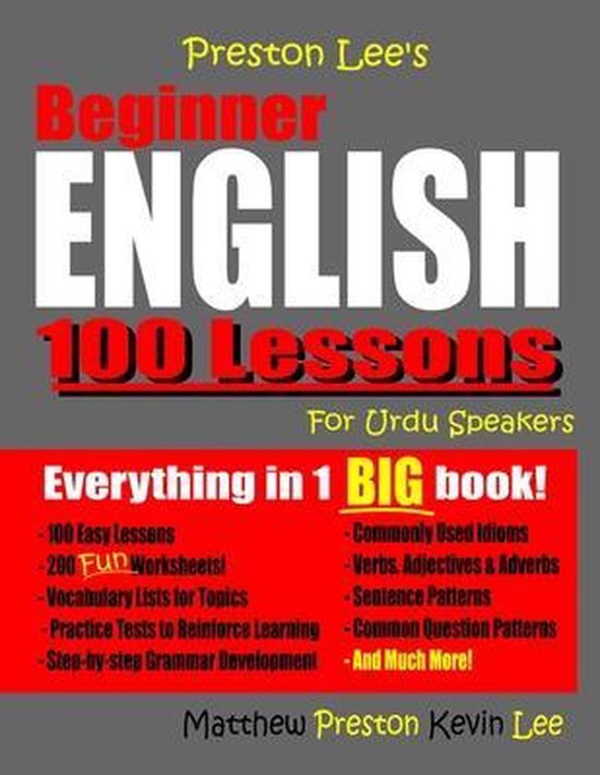 Preston Lee's English for Urdu Speakers- Preston Lee's Begin ... - cover