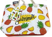 HELLO SUMMER Ruime Strandtas Ananas Shopper met Etui