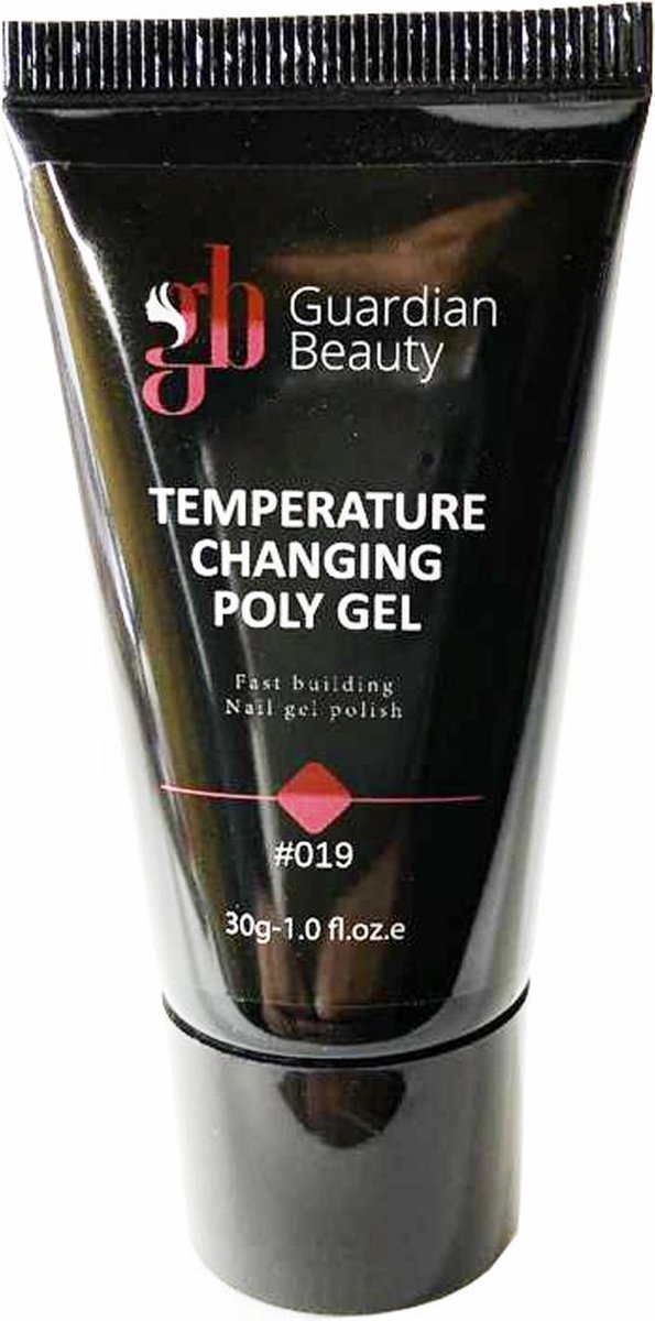 Guardian Beauty Polygel - Temperature Changing Polygel - Donker Rood - 30g - Polyacryl Gel