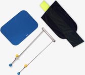 Dressbuddy pakket: Uit- EN Aantrekhulp voor Steunkousen/Compressiekousen/Therapeutische kousen (TEK), incl. antislip mat en glijhulp (Maat: Verbreed) - Aankleedhulpmiddel - Comfort