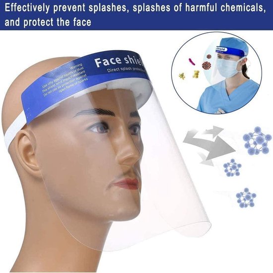 Spatmasker - Herbruikbaar - Comfortabel - Geschikt voor brildragers - 1 stuks
