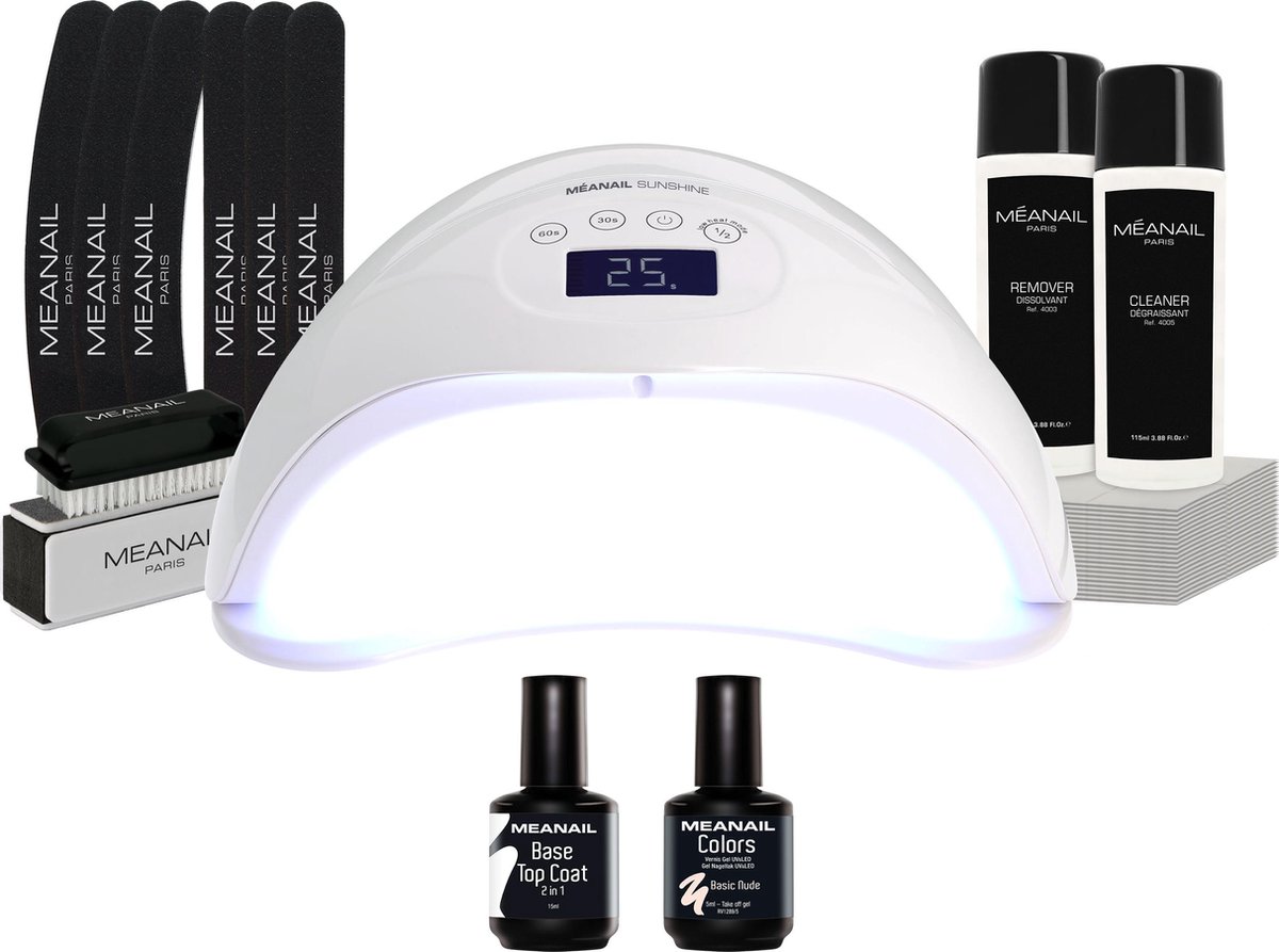 MEANAIL® Essential kit UV lamp LED 48w Wit Gel nagellak