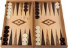 Afbeelding van het spelletje Eik en Walnoot Replica Backgammon - 38 x 20 cm  Top Kwaliteit