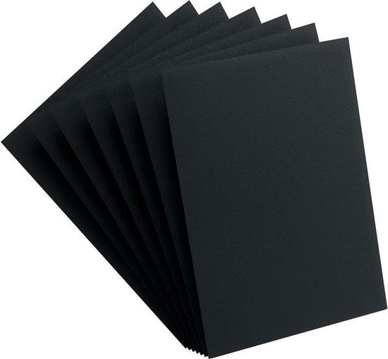 Afbeelding van het spel Koszulki na karty CCG 66x91mm Czarne 100 sztuk
