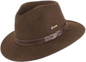 Vilt hoed Scippis Norton chocolate, S
