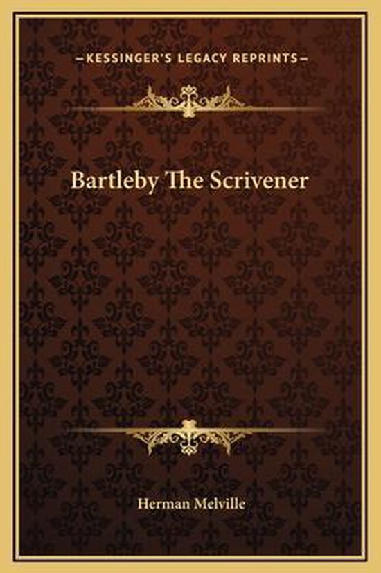 Bartleby The Scrivener 9781169195295 Herman Melville Boeken