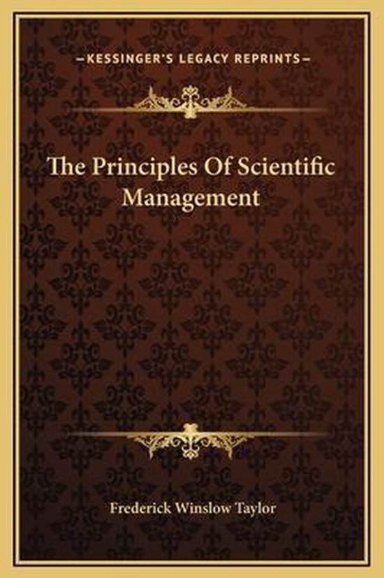 The Principles of Scientific Management - cover